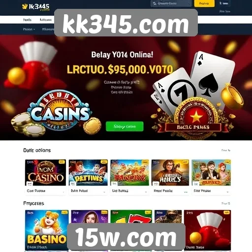 Novidades em jogos de casino no site kk345.com