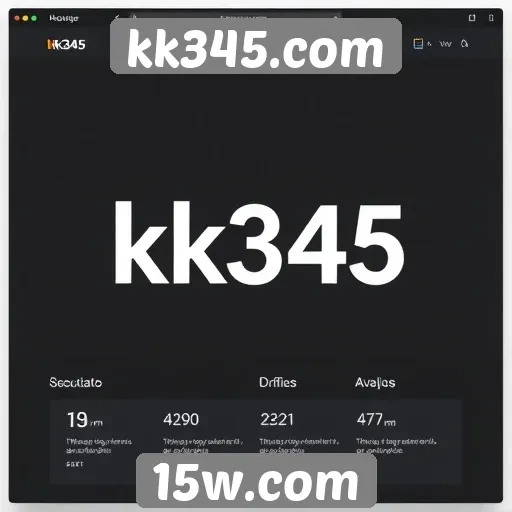 Interface do usuário do kk345.com é intuitiva